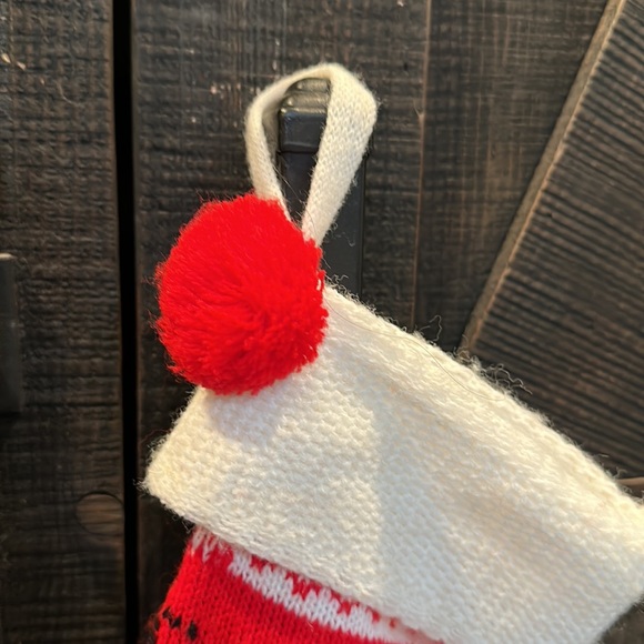 Vintage Knit Snowman Christmas Stocking - Picture 5 of 7